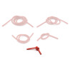 BDSMaster Tuyau flexible pour Seringue Pipe Flex S 30cm